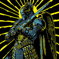 an example of an Black style image generated in MidJourney using the prompt with the --sref 35388353, ranked 30th among the user favorites on this website.